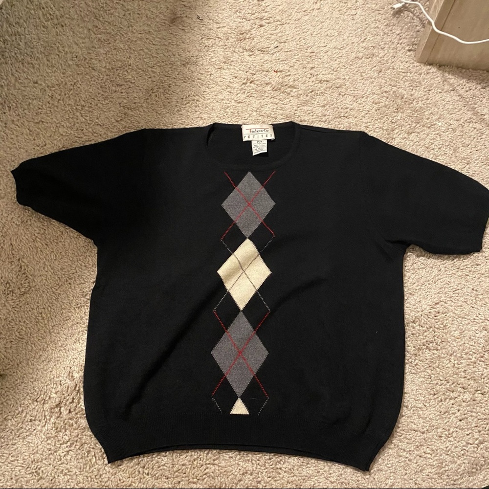 Sweater vest short sleeve
